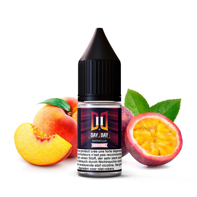10ML - Day2Day Maracuja NicSalt Hybride (Pack 5 flacons) Day2Day