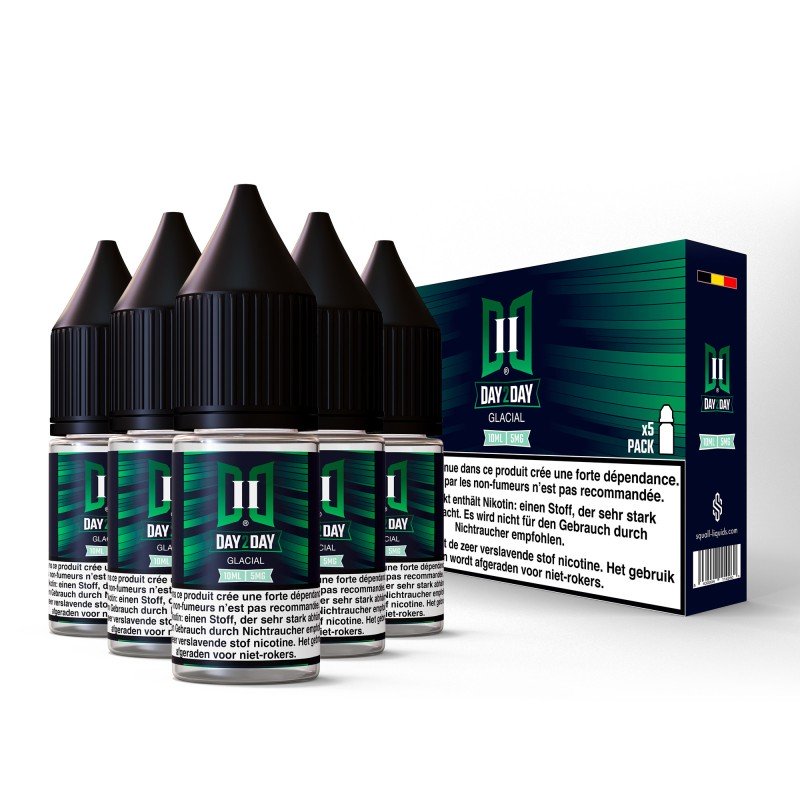 10ML - Day2Day Glacial NicSalt Hybride (Pack 5 flacons) Day2Day