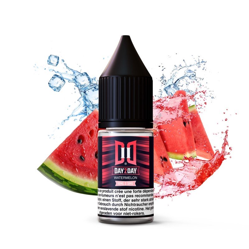 10ML - Day2Day Watermelon NicSalt Hybride (Pack 5 flacons) Day2Day