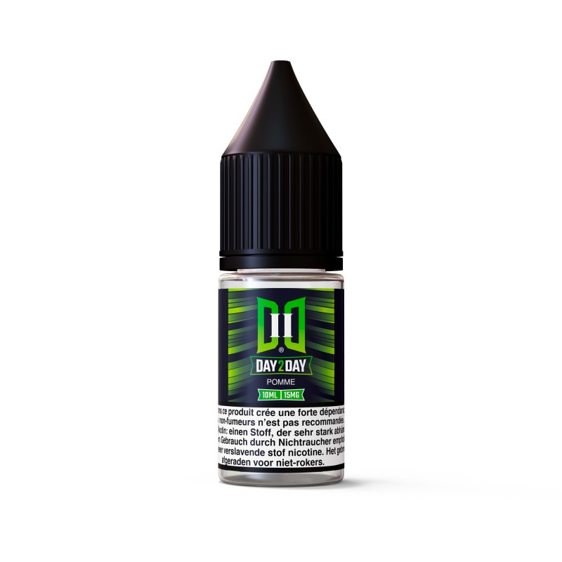 10ML - Day2Day Pomme NicSalt Hybride (Pack 5 flacons) Day2Day